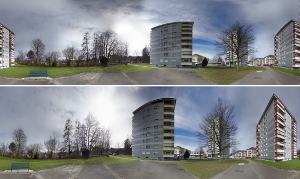 Schwa spherical/cylinder panoramas