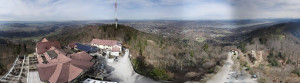 Uetliberg tower spherical panorama